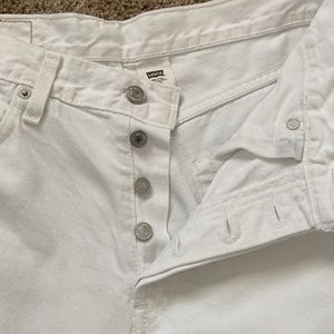 Levi button fly straight leg jeans 30x34